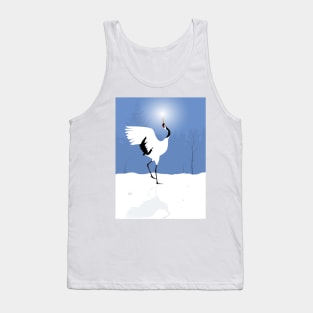 Red Crowned Crane Tank Top